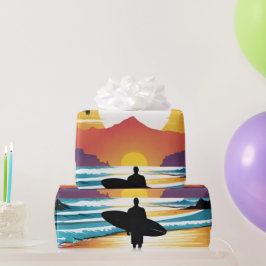 Surfer Geschenkpapier