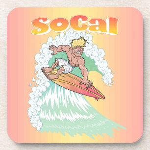 Surfer Getränkeuntersetzer