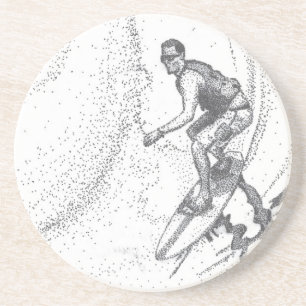 Surfer Getränkeuntersetzer
