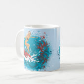 Surfer Girl 1 Tasse (Vorderseite Links)