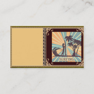 Surfer Girl Business Card Visitenkarte