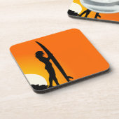 Surfer Girl Cork Untersetzer (Linke Seite)