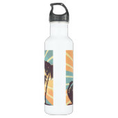 Surfer Girl Edelstahlflasche (Rückseite)