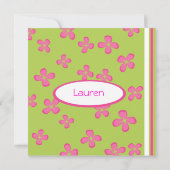 Surfer Girl Einladung (Rückseite)