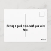 SURFER GIRL ESCAPES POSTKARTE (Rückseite)