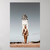 Surfer Girl ~ Hawaii Poster (Vorne)