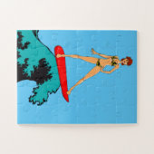 SURFER GIRL JIGSAW PUZZLE (Horizontal)