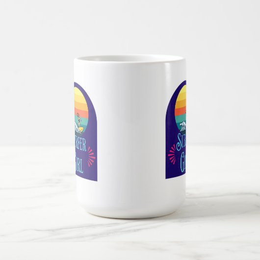 Surfer Girl Kaffeetasse (Mittel)