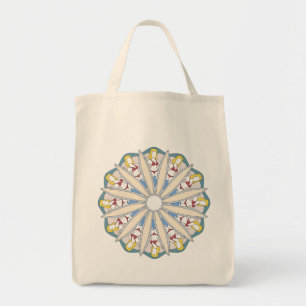 Surfer Girl Mandala Female Surfer Pattern Tragetasche
