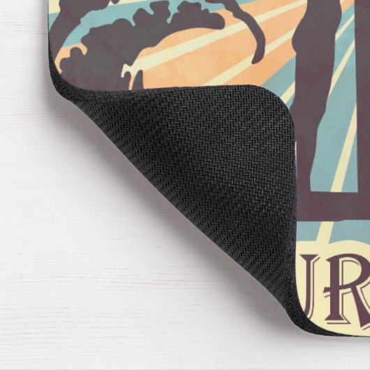 Surfer Girl Mousepad (Ecke)