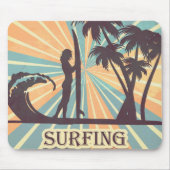Surfer Girl Mousepad (Vorne)