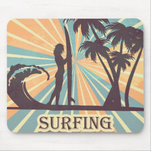 Surfer Girl Mousepad