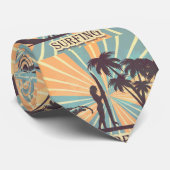 Surfer Girl Necktie Krawatte (Gerollt)