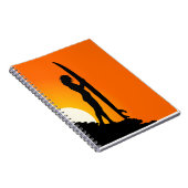 Surfer Girl Notebook Notizblock (Rechte Seite)