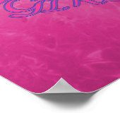 Surfer Girl Poster (Ecke)