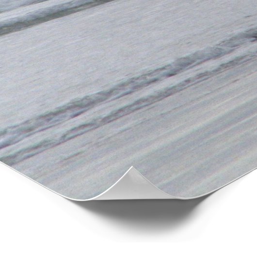 Surfer Girl Poster (Ecke)