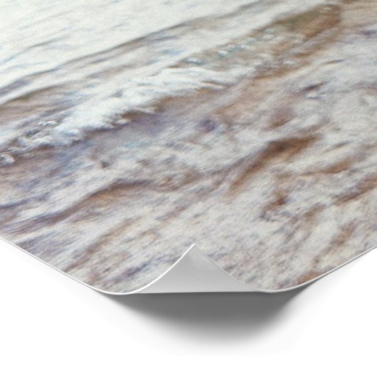 Surfer Girl Poster (Ecke)