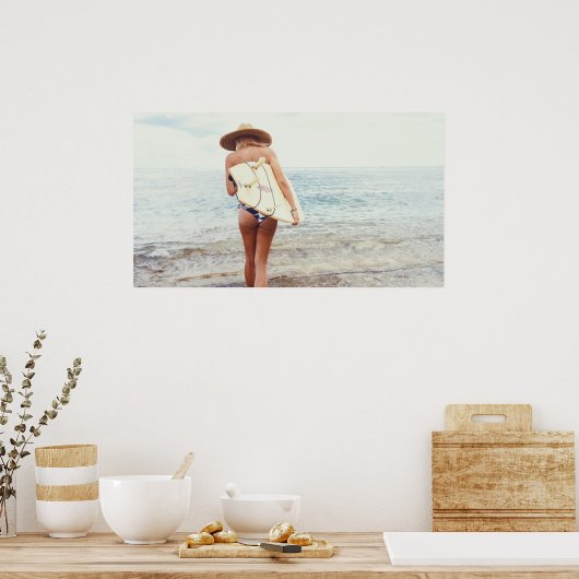 Surfer Girl Poster (Küche)