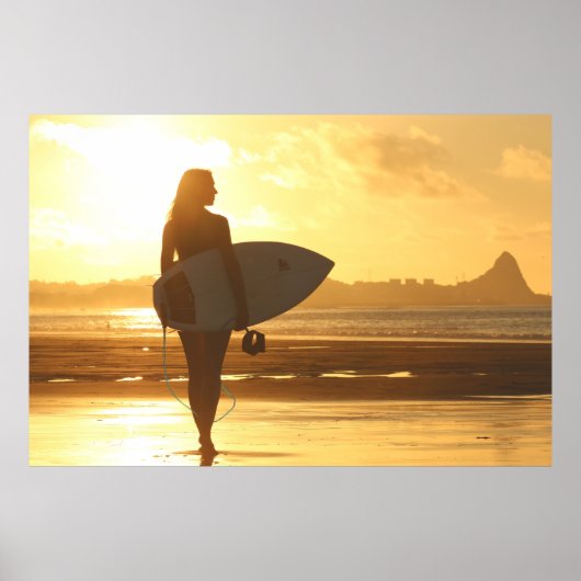 Surfer Girl Poster (Vorne)