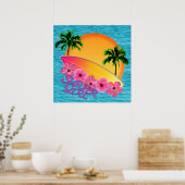 Surfer Girl Poster (Küche)