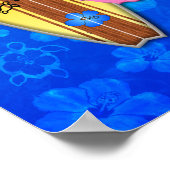 Surfer Girl Poster (Ecke)