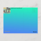 Surfer Girl Postkarte (Rückseite)