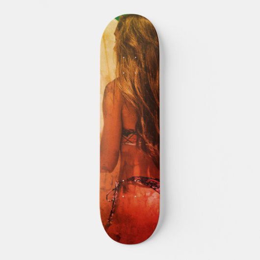 Surfer Girl Skateboard Deck (Vorderseite)