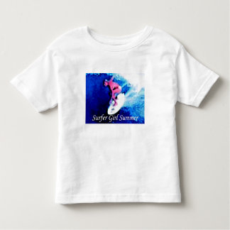 Surfer Girl Summer Trademark Kleinkind T Kleinkind T-shirt