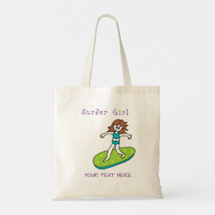 Surfer Girl Tote Bag Tragetasche