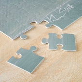 Surfer Girl Tropical Beach Blue Waves Puzzle (Seite)