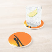 Surfer Girl Untersetzer (Seite)