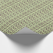 Surfer Girl Wrapping Paper Geschenkpapier (Ecke)