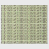 Surfer Girl Wrapping Paper Geschenkpapier (Flach)