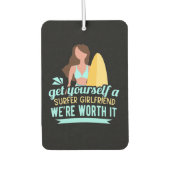 Surfer Girlfriend Autolufterfrischer (Vorderseite)