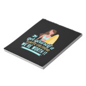 Surfer Girlfriend Notizblock (Rotiert)