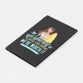Surfer Girlfriend Post-it Klebezettel (angewinkelt)