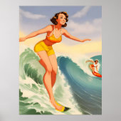 Surfer Girls Poster (Vorne)