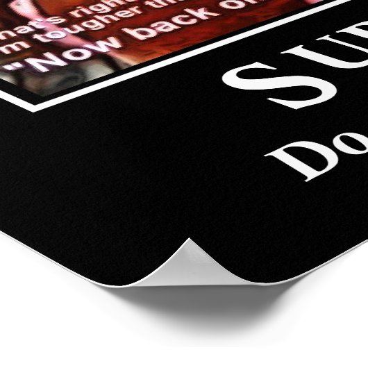 Surfer Girls Poster (Ecke)