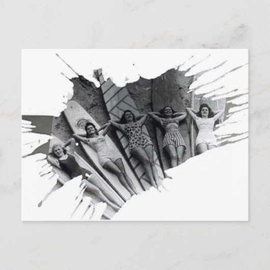 Surfer Girls | Postkarte (Vorderseite)