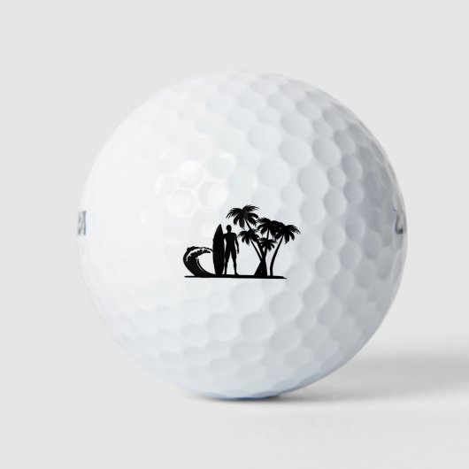 Surfer Golfball (Vorderseite)