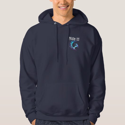 Surfer Graffiti Style Hoodie (Vorderseite)