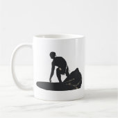 Surfer-grafische Kaffee-Tasse Kaffeetasse (Links)