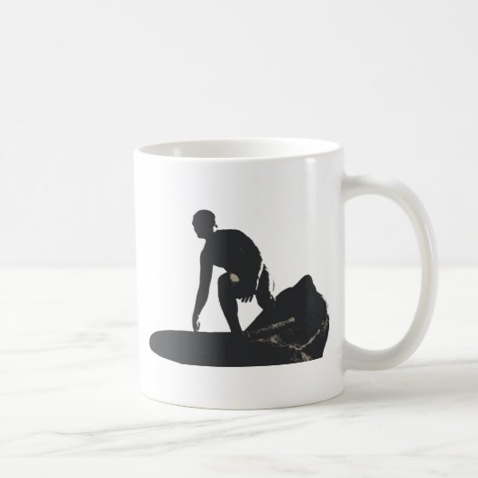 Surfer-grafische Kaffee-Tasse Kaffeetasse (Rechts)