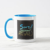 Surfer große Wellen Tasse (Links)