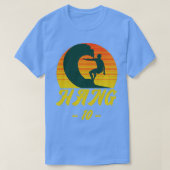 Surfer Hang 10 Surf Design T-Shirt (Design vorne)