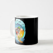 Surfer Hippie Adventure nie zu alt Surfen wie Kaffeetasse (Vorderseite Links)