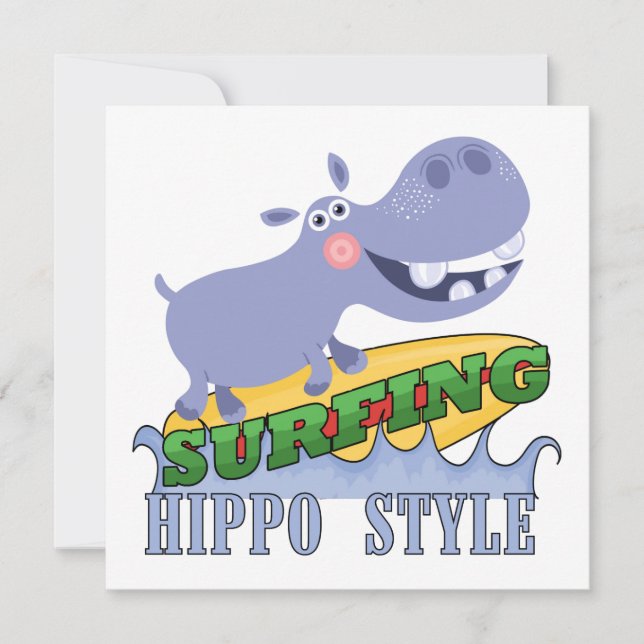 Surfer Hippopotamus (Vorderseite)