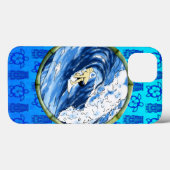 Surfer im Bambuskreis Case-Mate iPhone Hülle (Rückseite (Horizontal))