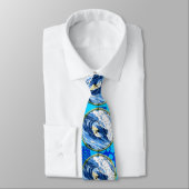 Surfer im Bambuskreis Krawatte (Gebunden)