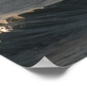 "Surfer in Arpoador, Rio de Janeiro" großes Poster (Ecke)
